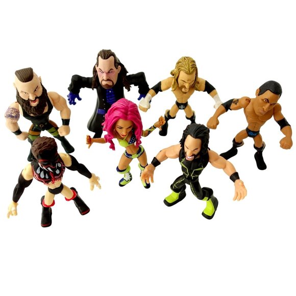 WWE 2017 Action Figures Lot Of 7 Detailed and Poseable Superstars 5" Tall - Picture 2 of 7
